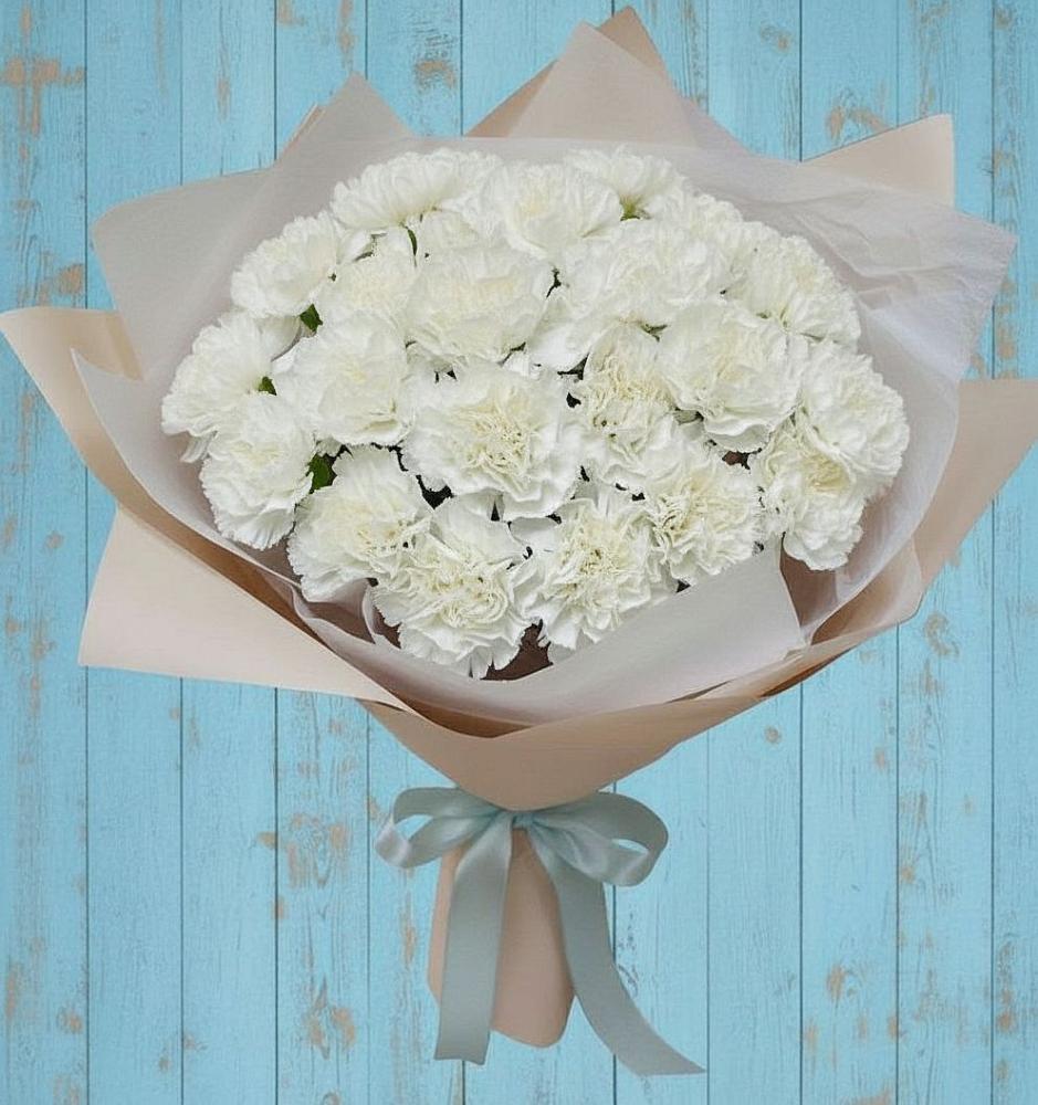 Букет цветов из: Гвоздики в Северо-Курильске