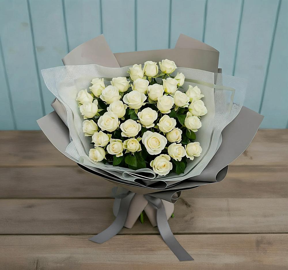Букет Белоснежная нежность в Северо-Курильске