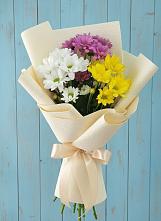 Букет цветов из:  Хризантемы #REPLACE_PRED# Северо-Курильске