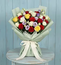 Букет цветов из:  Розы в Северо-Курильске