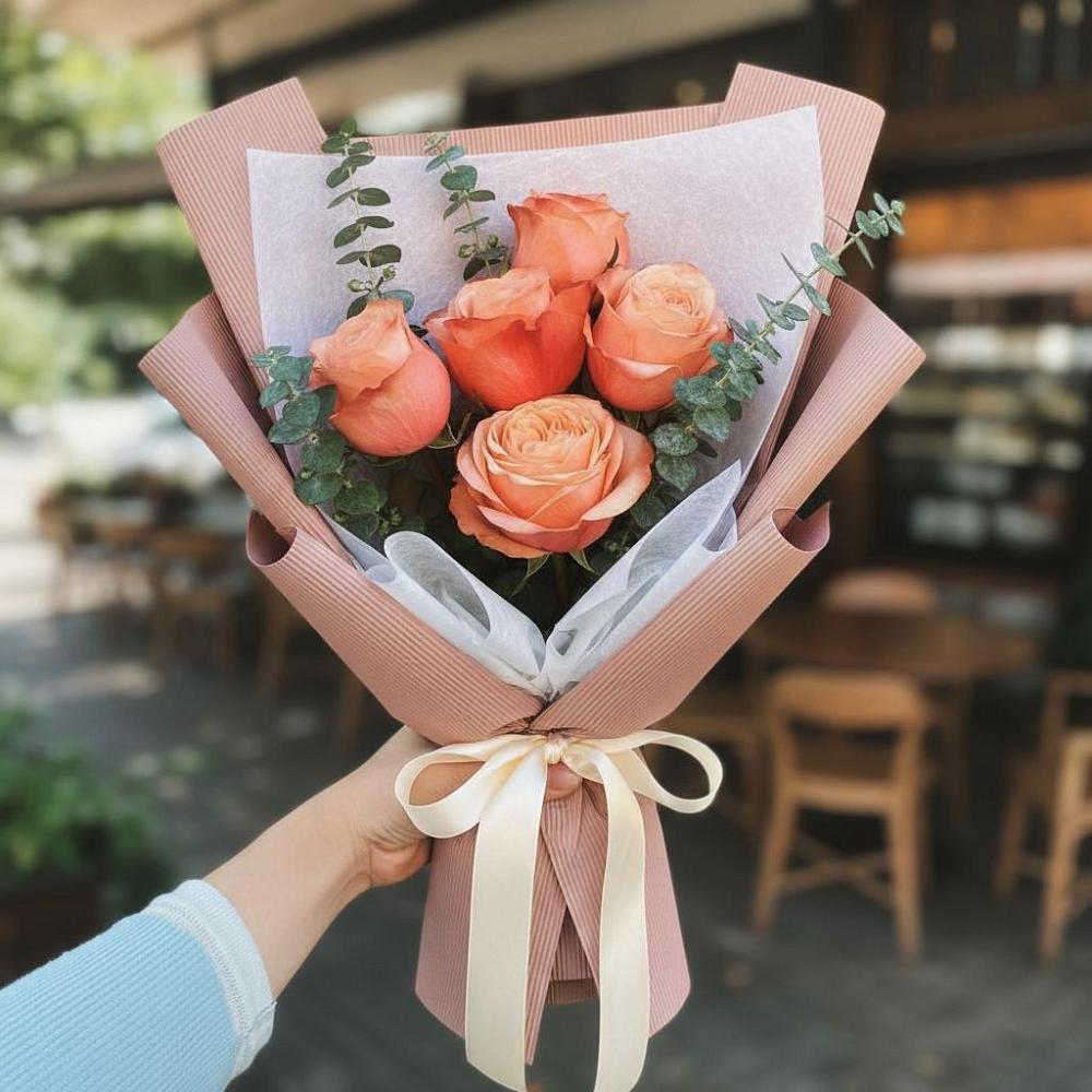 Букет цветов из: Розы в Северо-Курильске