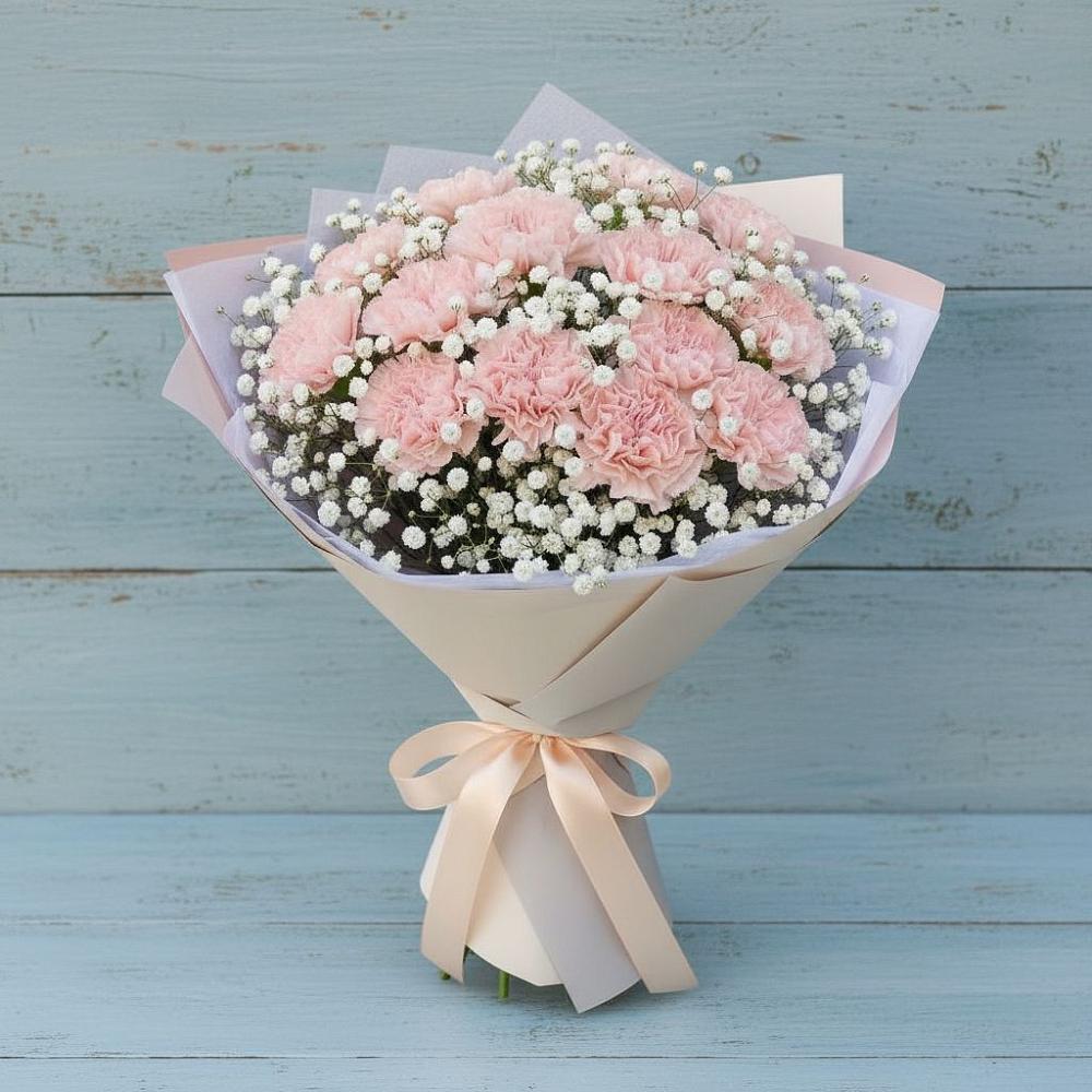 Букет цветов из: Гвоздики в Северо-Курильске