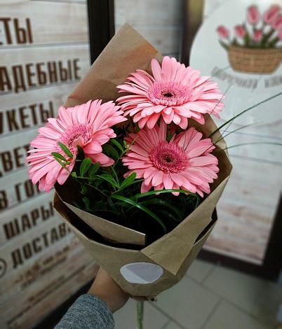 Букет цветов из: Герберы в Северо-Курильске