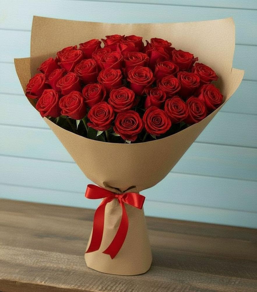 Букет Красные розы Милано в Северо-Курильске