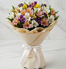 Букет цветов из:  Альстромерии #REPLACE_PRED# Северо-Курильске