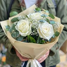 Букет Нежные грёзы в Северо-Курильске Букет цветов из: Розы в Северо-Курильске