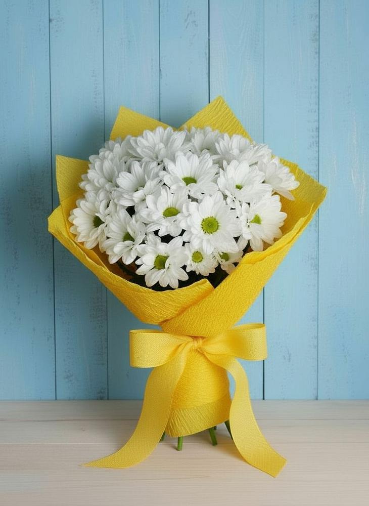 Букет цветов из: Хризантемы в Северо-Курильске