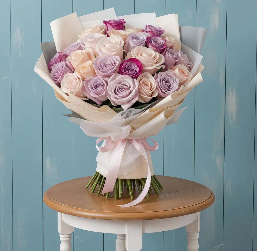 Букет цветов из: Розы в Северо-Курильске