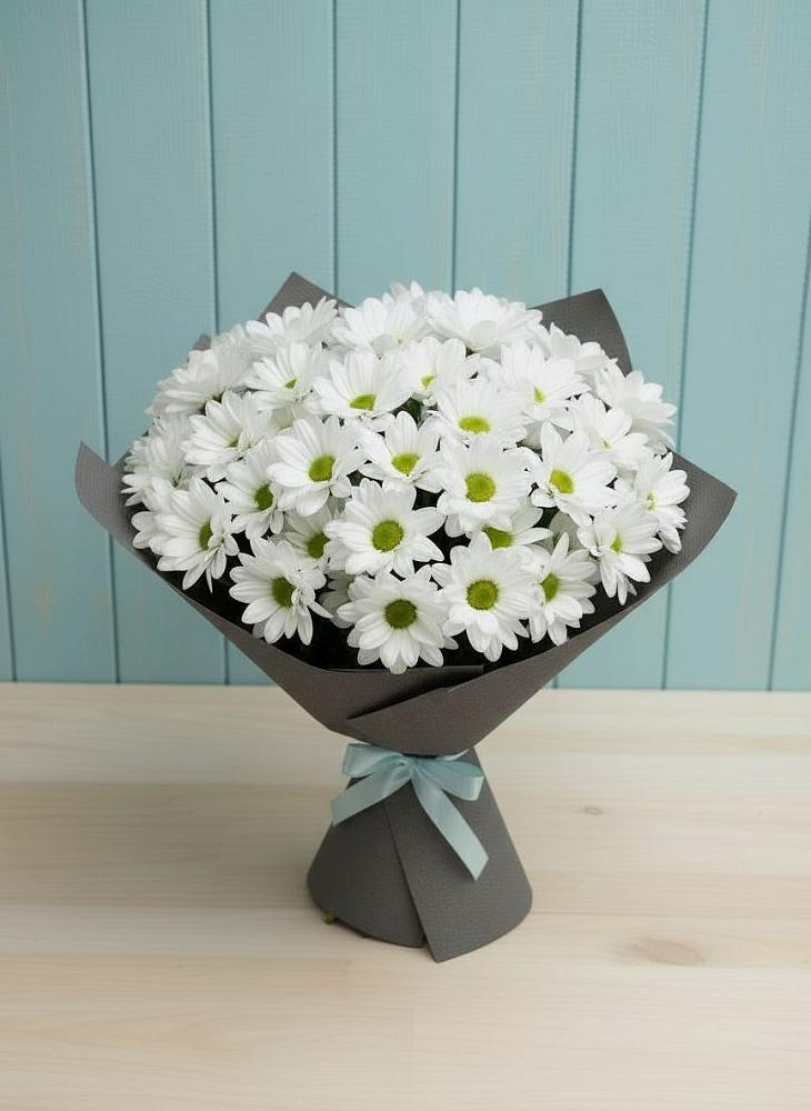 Букет цветов из: Хризантемы в Северо-Курильске