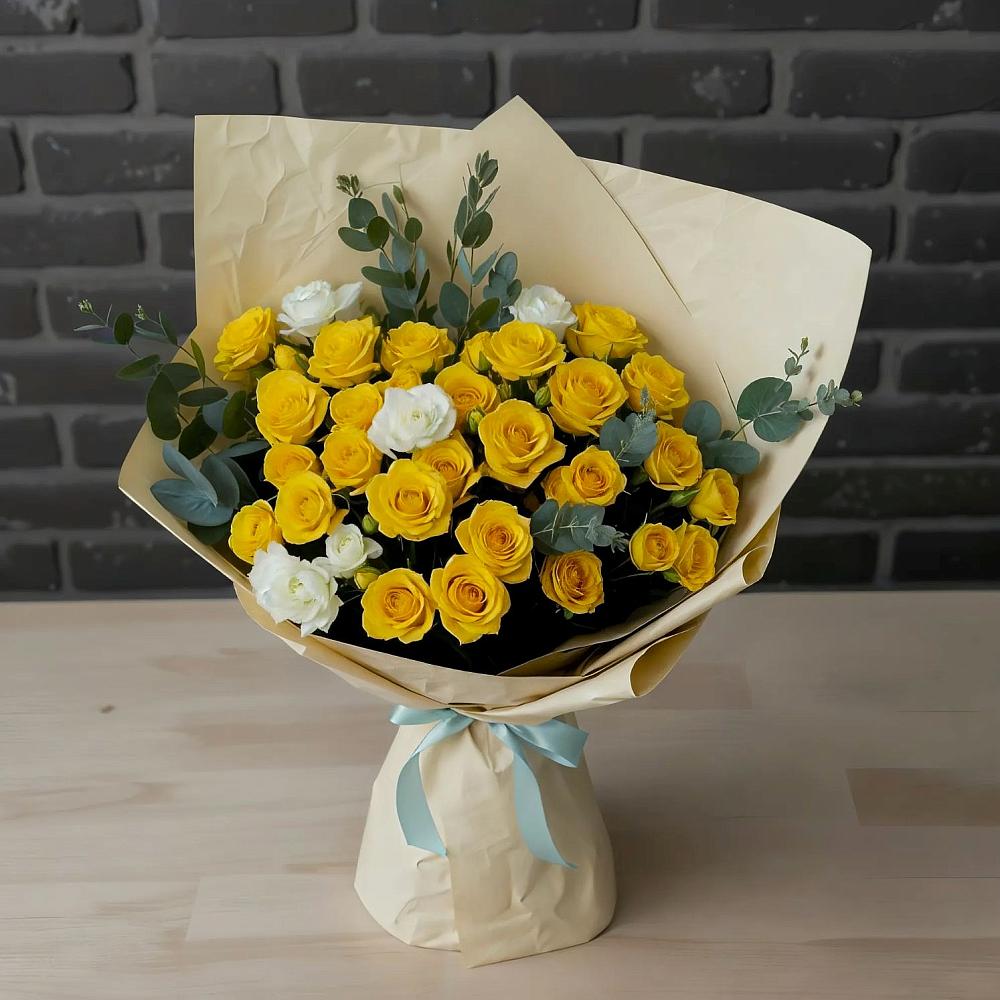 Букет цветов из: Розы в Северо-Курильске