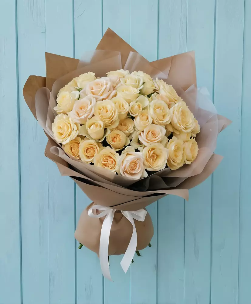 Букет Кремовое облако в Северо-Курильске